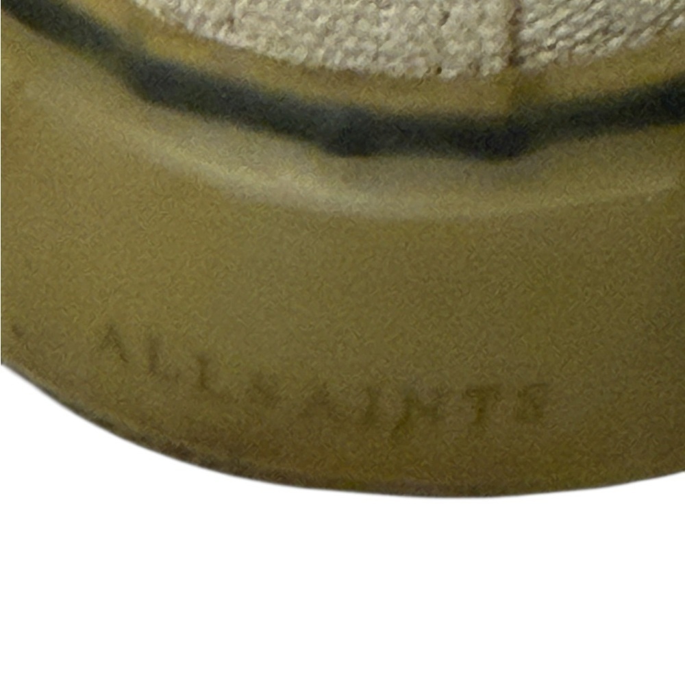 All Saints Women's Cream High-Top Sneakers - Picture 12 of 12